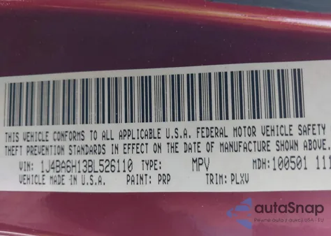 2011 Jeep Wrangler Unlimited Rubicon из США, поврежденный, VIN 1J4BA6H13BL526110